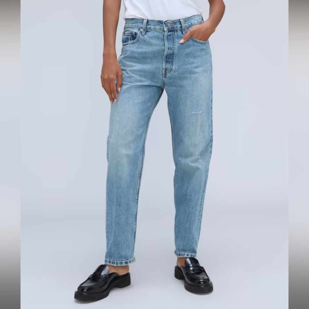 NWT Everlane Jeans The Relaxed Straight Fit Organic cotton - Picture 2 of 16